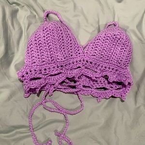 Crochet halter top/Bralette